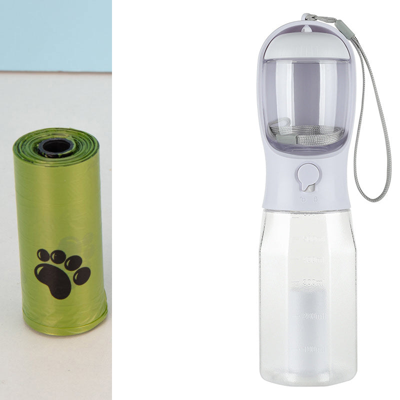 3in1-Water Bottle, Feeder And Garbage Bag - My Fun Pet