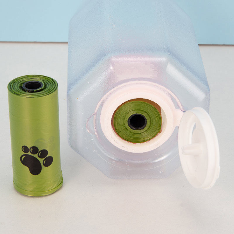 3in1-Water Bottle, Feeder And Garbage Bag - My Fun Pet