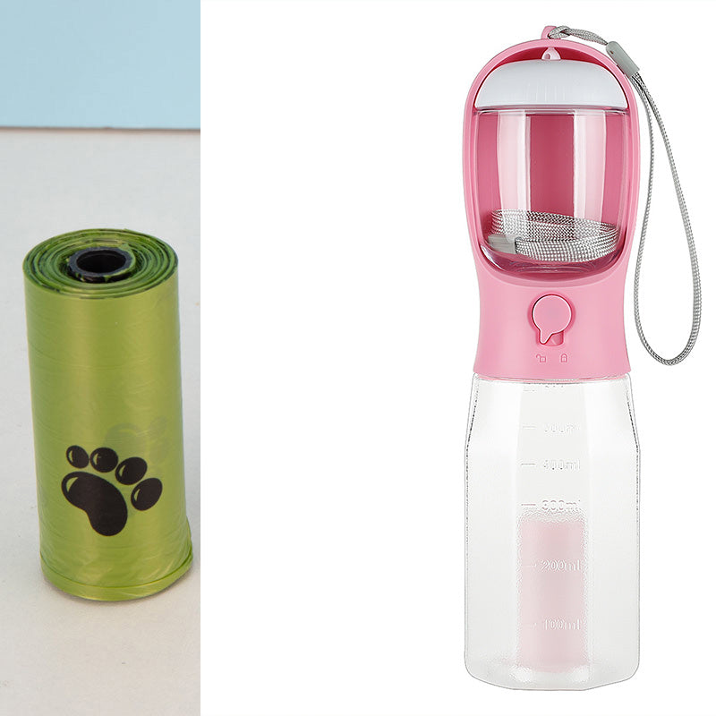 3in1-Water Bottle, Feeder And Garbage Bag - My Fun Pet