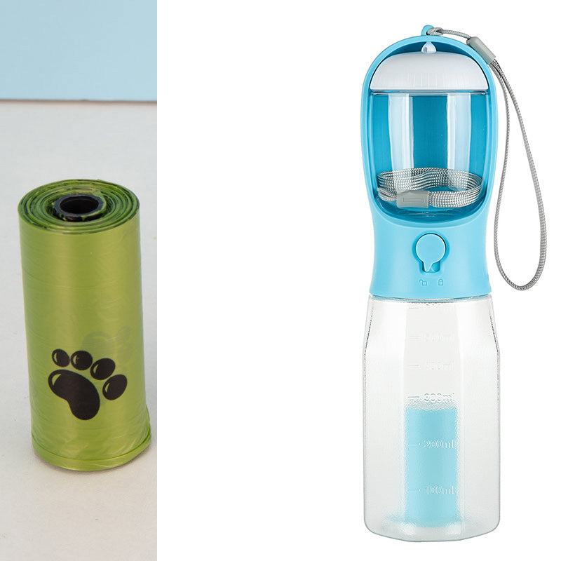 3in1-Water Bottle, Feeder And Garbage Bag - My Fun Pet